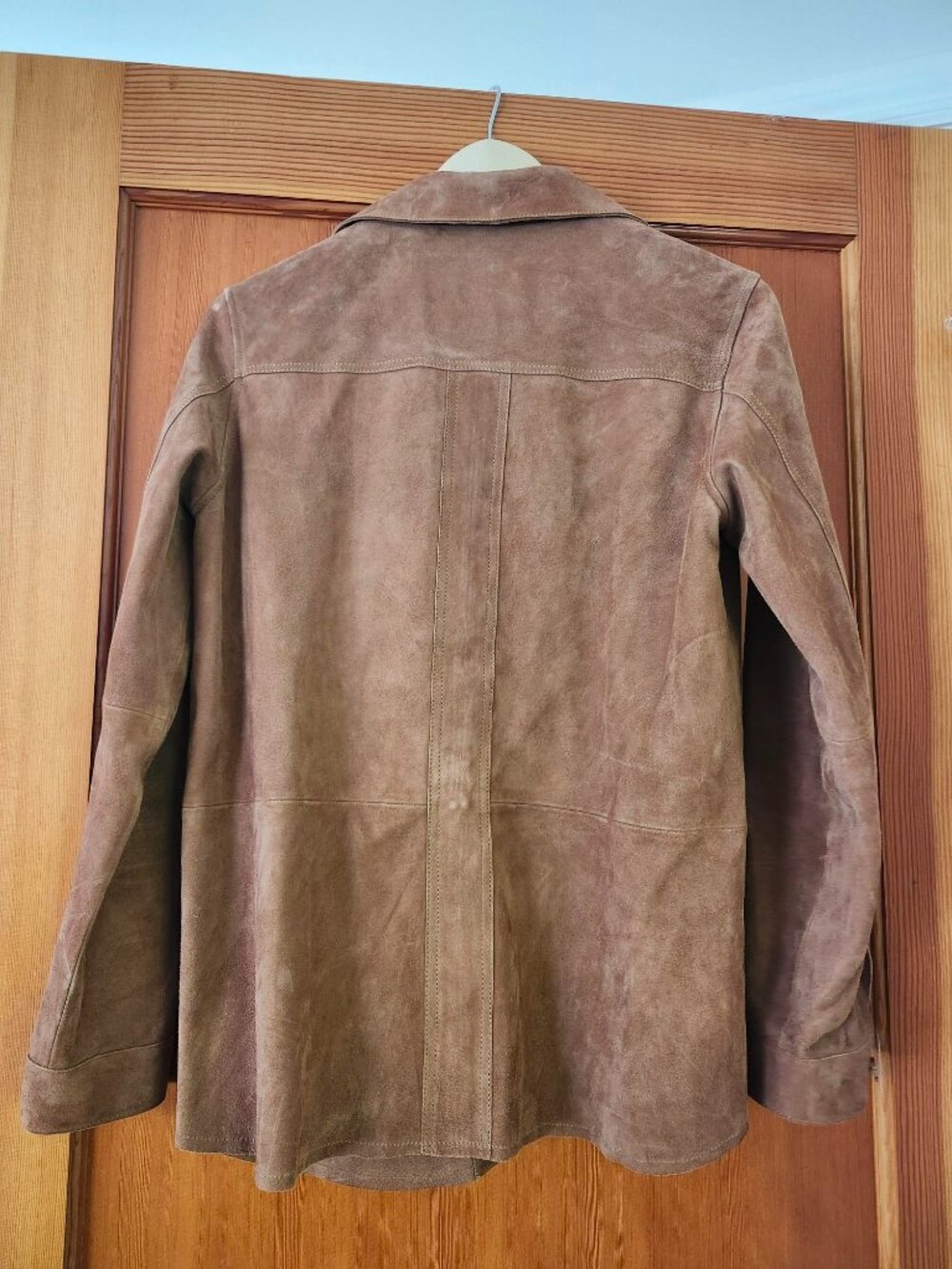 Sezane Will Jacket in Camel Suede - Picture 7 of 7